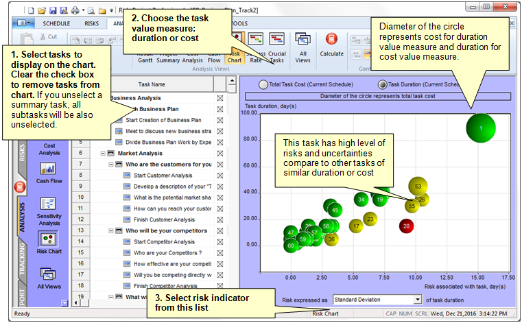 Project risk analysis